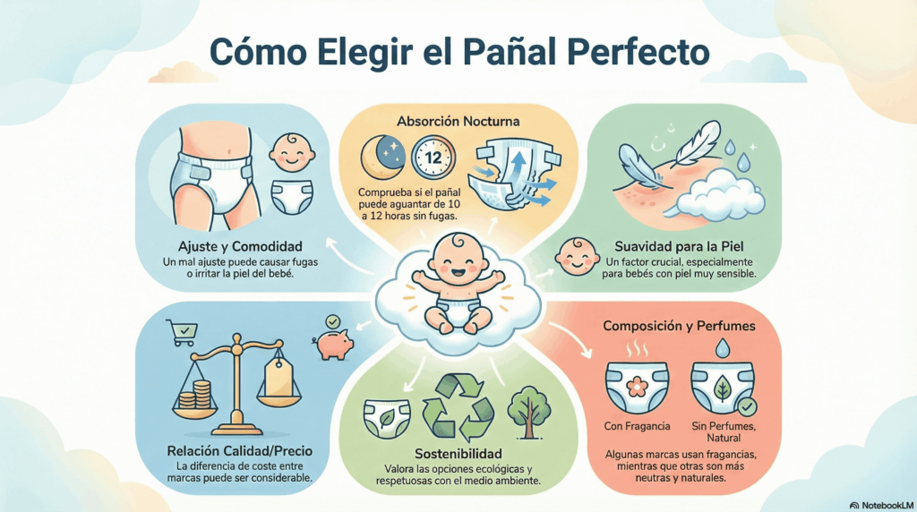 como elegir el pañal perfecto