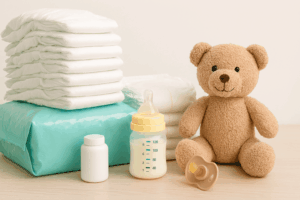 cuántos pañales usa un bebé al día