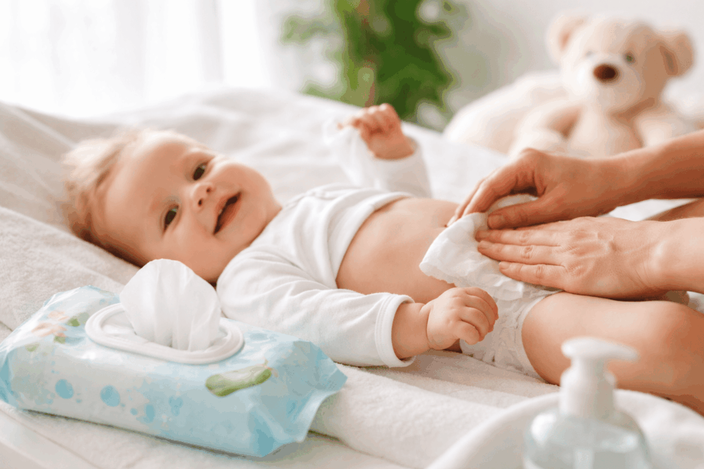 Toallitas para bebé con piel sensible o atópica